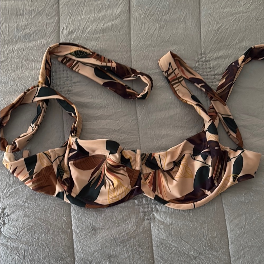L’Space Floral Print Underwire Bikini Top